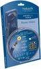 Inakustik 0042502 - HDMI Kabel - High Speed met Ethernet 90° - Blauw Zilver