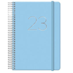 Agenda DOHE GLOSS 2023 Hemelsblauw (12,5 x 18 cm)