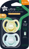 Tommee Tippee Ultra-lichte fopspenen, 6-18 maanden, set van 2 BPA-vrije fopspeen uit één stuk, 2 stuks