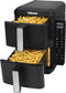 Tristar FR-9074 - Stack airfryer XXL - 9L - 2 kookzones - 8 programma's - 2400W - PFAS-vrij