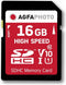 Agfa Photo SDHC kaart 16GB High Speed Class 10 UHS I U1 V10