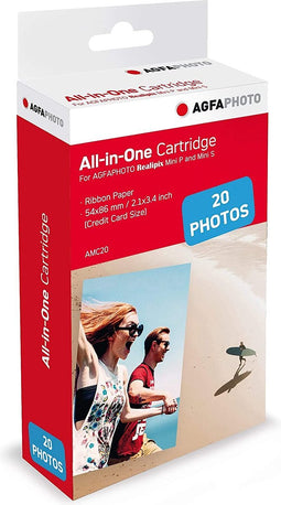 AgfaPhoto AMC20 cartridge en fotopapier voor fotoprinter