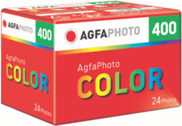 AgfaPhoto Colour 400 – Film Couleur 135mm – 24 Poses – ISO 400 – Compatible Appareils Photo Argentiques – Excellente Qualité d'Image en Faible Luminosité