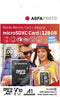 AgfaPhoto MicroSDXC UHS-I 128GB High Speed Class 10 U1 V10