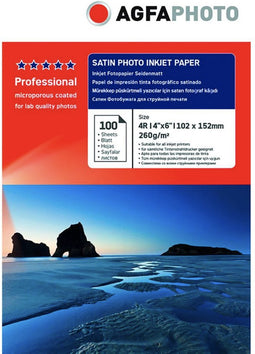 AgfaPhoto Professional Photo Paper 260 g Satin 10x15 100 Sh.