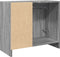 vidaXL - Wastafelkast - 63x29x55 - cm - bewerkt - hout - grijs - sonoma - eikenkleurig