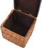 vidaXL - Poefset - zeegras - bruin - 2-delig