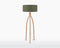 GOOD&MOJO Vloerlamp Annapurna - Groen/Bamboe - Ø60cm - Scandinavisch,Bohemian - Staande lampen voor Woonkamer - Slaapkamer
