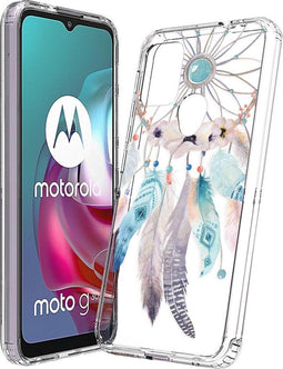 iMoshion Hoesje Geschikt voor Motorola Moto G30 / Moto G20 / Moto G10 Power / Moto G10 Hoesje Siliconen - iMoshion Design hoesje - Meerkleurig / Dreamcatcher