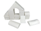 Foam blokken - soft play set - 11 stuks - wit