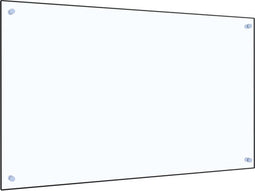 vidaXL - Spatscherm - keuken - 100x60 - cm - gehard - glas - transparant