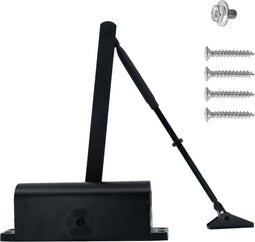 Gtrise Large - Verstelbare Deurdranger T/M 100KG - Hydraulisch - Voor binnen & buiten - Zwart