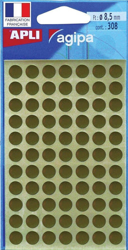 Agipa ronden etiketten 8 mm 308 stuks