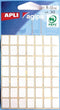 Agipa witte etiketten in etui ft 9 x 13 mm (b x h), 343 stuks, 49 per blad