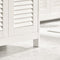 SoBuy FRG238-W - Badkamerkast - 1 lade 2 deuren - Wit 60x87x35cm