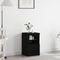 vidaXL - Sideboard - met - LED-verlichting - Zwart - Eiken - 41x37x67 - cm