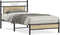 vidaXL - Bedframe - zonder - matras - hout - sonoma - eikenkleurig - 100x200 - cm