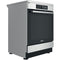 WHIRLPOOL WS68IB8ACXFR - Inductiefornuis 60 cm - 84L heteluchtoven 4 zones RVS
