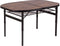 Bo-Camp Melrose - Tafel - Aluminium - Ovaal - 120x80 cm - Verstelbare poten (1 stuk)