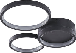 AGNAT - Plafondlamp - Zwart - Staal