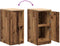 vidaXL - Garagekast - 40x51x85 - cm - massief - grenenhout - oud - hout