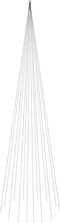 vidaXL - Vlaggenmast - kerstboom - 1134 - LED's - warmwit - 800 - cm