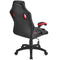 Juskys Montreal - Racing Bureaustoel - Ergonomisch Design - Rood en Zwart