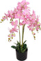 vidaXL - Kunstplant - orchidee - met - pot - 65 - cm - roze
