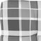 vidaXL - Palletkussen - 58x58x10 - cm - stof - ruitpatroon - grijs