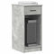 vidaXL - Computertorenstandaard - met - lade - 35x45x77 - cm - betongrijs
