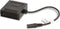 Nedis SCART-Kabel - SCART Male - SCART Female / 3,5 mm Female - Vernikkeld - 480p - 0.20 m - Rond - PVC - Zwart - Doos