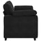 vidaXL - Loveseat - bank - 120 - cm - fluweel - zwart