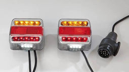 AgriShop LED aanhangwagenverlichting, 4 functies, 7-polig, ISO 1724