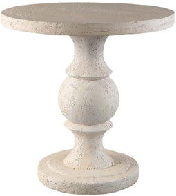 PTMD Bijzettafel Muza - 56x56x56 cm - Magnesium - Creme