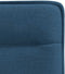 vidaXL - Eetkamerstoelen - 2 - st - stof - blauw