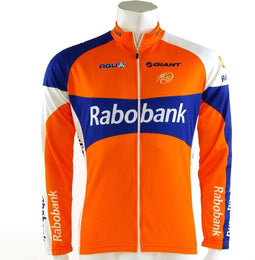 Agu Long Sleeve Rabobank - Sportshirt - Heren - Maat S - Orange;Blue;White