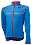 Agu Merano fietsjack blauw met rood heren