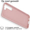 iMoshion Hoesje Geschikt voor Samsung Galaxy S22 Hoesje Siliconen - iMoshion Color Backcover - lichtroze