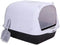 Trixie Primo Top XXL Kattenbak - Overdekt - Actief koolstoffilter - Blauw/Wit 71X56X47 cm