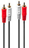 Lindy 35666 - Cinch Audio Aansluitkabel - 20 m - Zwart