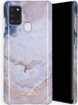 Selencia Hoesje Geschikt voor Samsung Galaxy A21s Hoesje - Selencia Maya Fashion Backcover - roze
