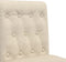 vidaXL - Barstoelen - 2 - st - massief - rubberhout - en - stof