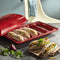 Emile Henry - Baguettesvorm - Bakt 5 stokbroden van 18 cm - Keramisch - Grand Cru