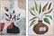 Schilderij DKD Home Decor 102,5 x 4,3 x 142,6 cm Vaas Scandinavisch (2 Stuks)