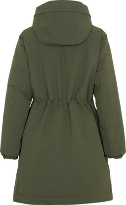 Didriksons ELLA - Dames Outdoor parka - Relaxte pasvorm - Donkergroen (2022)