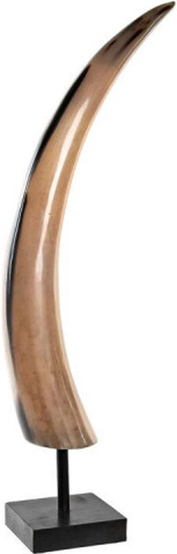 Decoratie DKD Home Decor Hout Aluminium Hars Hoorn (12 x 10 x 57 cm)