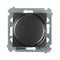 Premium Antraciet - Push-Turn Dimmer - Gemetalliseerd - IP20 - 75mm x 75mm x 46mm