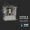 V-TAC VT-759-G-N - Wandlamp - 5W Bridgelux Chip - Warm Wit (3000K) - Grijs Vierkant