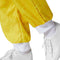 dressforfun - dameskostuum Bier joggingpak - jack en broek met Bier-print - kleur geel/wit - maat L
