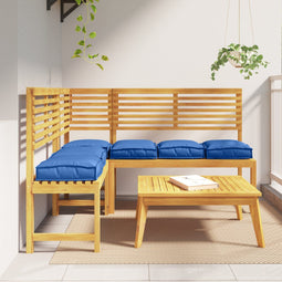 vidaXL - Ligbedkussens - 6 - stuks - Koningsblauw - 40x40x8 - cm - Oxford - Stof